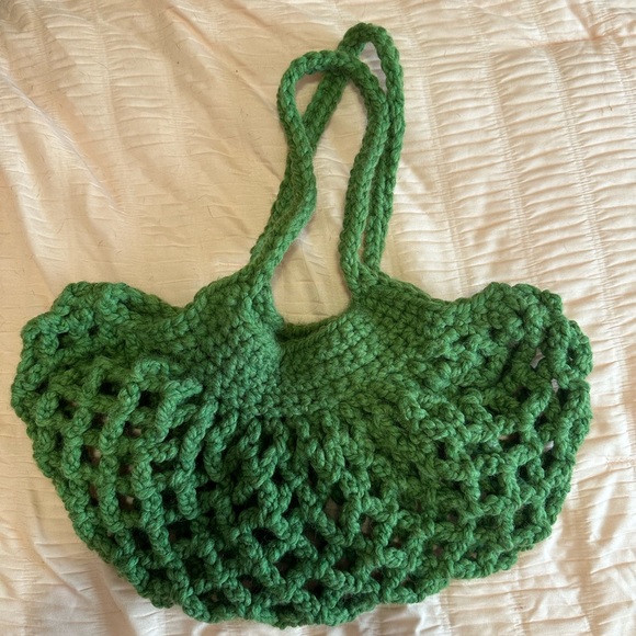 Hand crocheted bag - Picture 2 of 3
